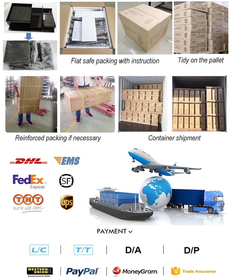 Customized MDF Wood Display Stand with Cardboard for Fascia Gun