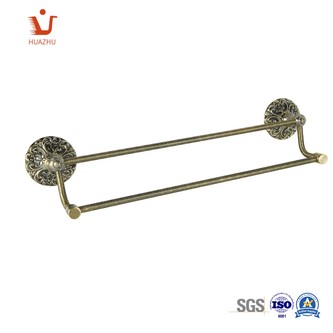 Wall Mounted Zinc Alloy Towel Rack Stainless Steel Towel Rail for Bathroom Towel Holder Chinese OEM Manufacturer