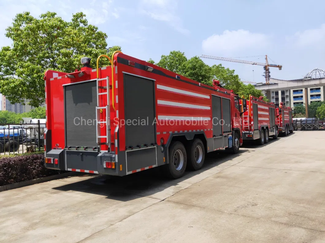 Japan I Suzu 6X4 Giga Euro 4 Euro 5 12000L--15000L Electronic Fire Gun Fire Engine Emergency Water Foam Fire Truck for Hot Price in African Market