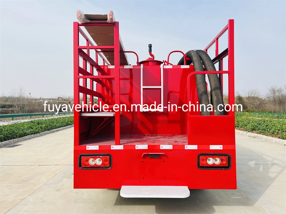 Cheap Price Foton Double Row Cabin 3000L Water Tanker Fire Flighting Truck/ Fire Engine Truck on Sale