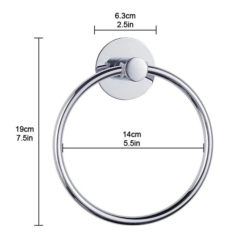 Factory Cheap Price Stainless Steel Towel Rack Bathroom Towel Ring