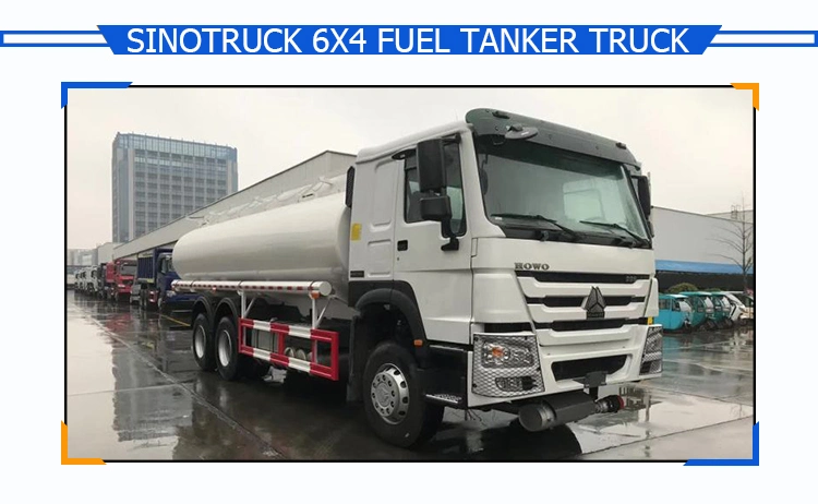 Sinotruck HOWO 6X4 371HP 380HP 20000L Fuel Tank Truck Price