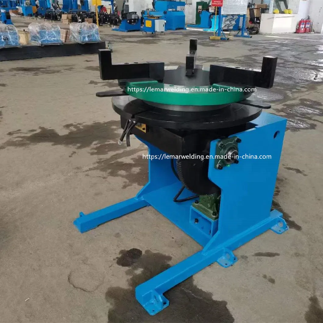 Automatic Turn Welding Turntable Table Capacity 600kg Tilt 135 Degree