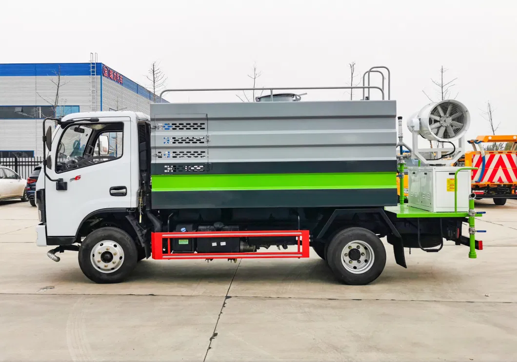 Dongfeng Duolika 5000liters Water Cannon Spray Truck 5ton Dust Suspression Spray Fog Truck Disinfectant Spray Truck Price