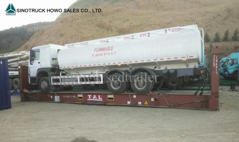 336HP Diesel Crude Oil Fuel Tank HOWO A7 10 Wheeler 6000 Gallon 25 Ton Steyr Oil Tanker Truck