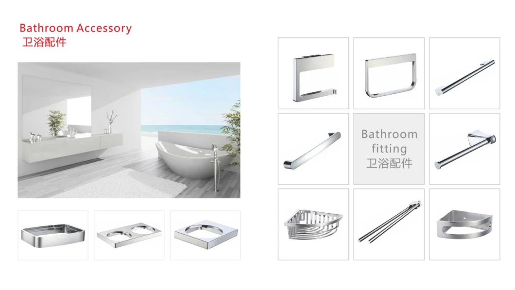 Quality Assurance Zinc Alloy Base 304 Stainless Steel Pendant Bathroom Washroom Lavatory Wall Mounted Accessories