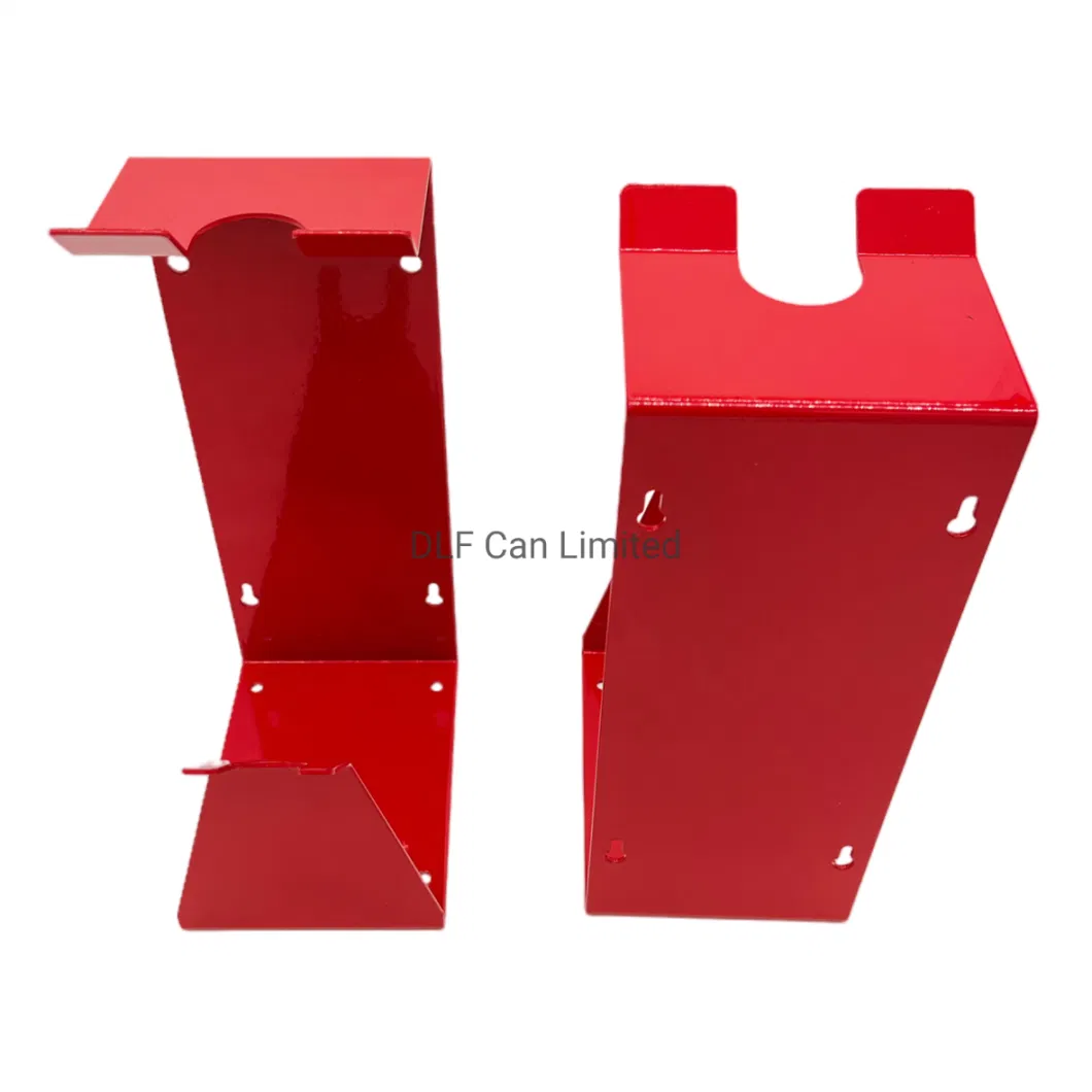 Red Color Strong Metal Spray Gun Holder Stand for Wall Displaying