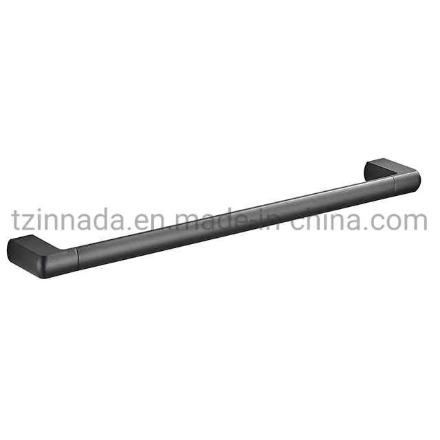 Wall Mounted Brass Gun Black Bathroom Towel Shelf Matt Black Towel Racks Towel Bars (NC6180-GB)