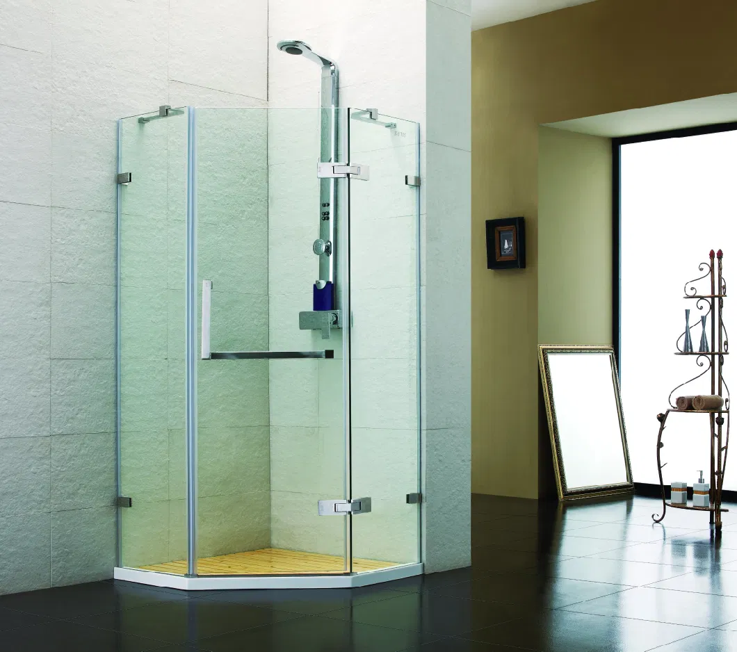 Shower Enclosure Hardware Mirror-Finish Pipe Rack Connector