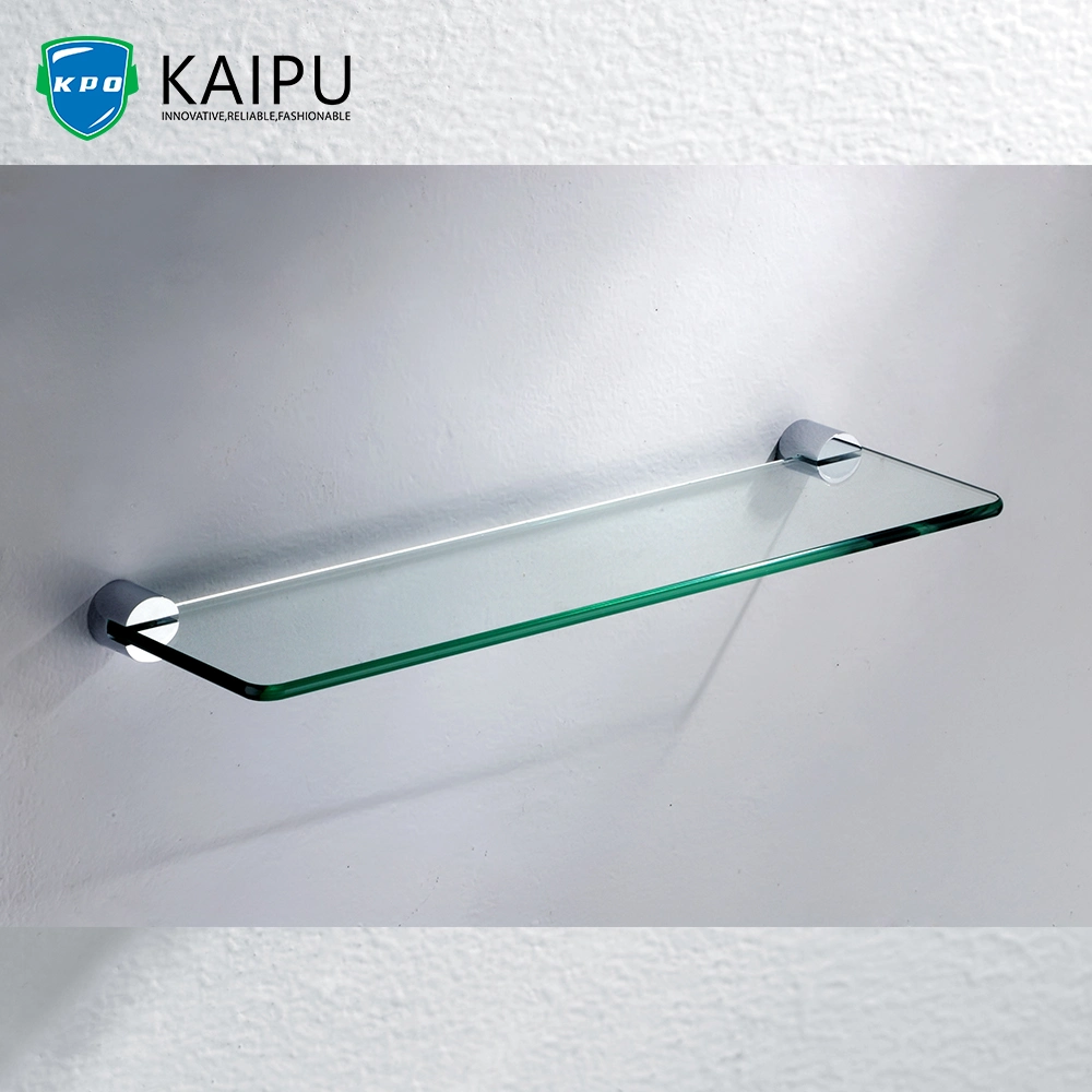 Wall Mounted Bathroom Towel Rack with Glass Shelf