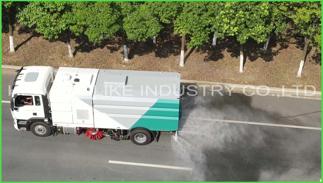 China Factory Washing Sweep Truck Dongfeng Street Hydraulic Cleaning Diesel Environment Vehicles Machine Road Sweeper Truck