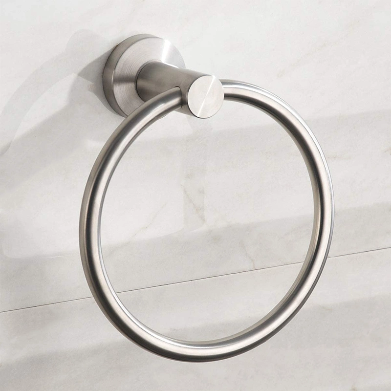 Stainless Steel Black Bath Towel Ring