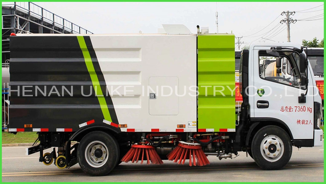 China Factory Washing Sweep Truck Dongfeng Street Hydraulic Cleaning Diesel Environment Vehicles Machine Road Sweeper Truck