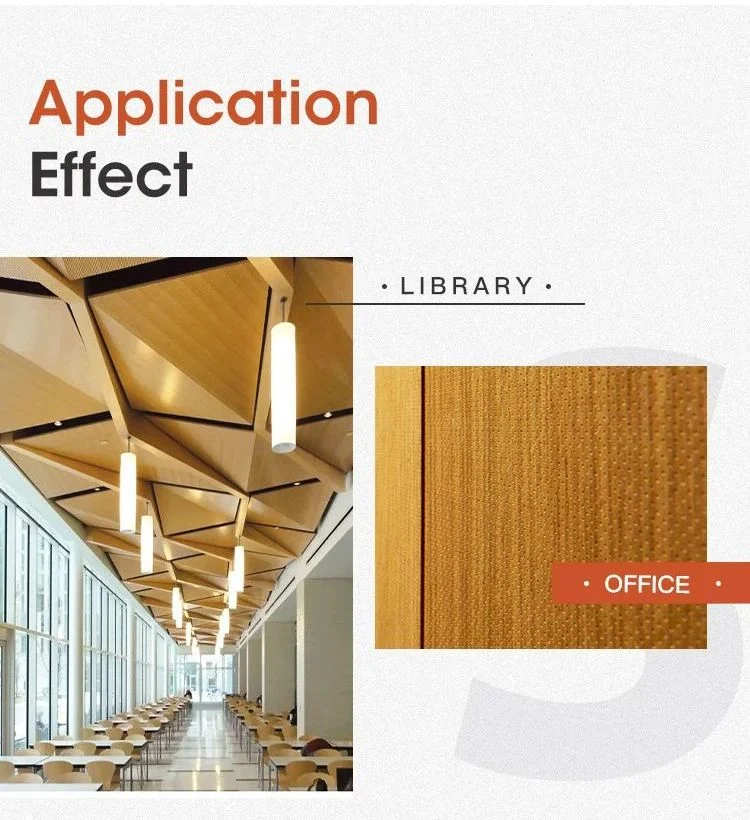 Eco-Friendly Wood Acoustic Panel Sound Absorption Wall Ceiling Screen