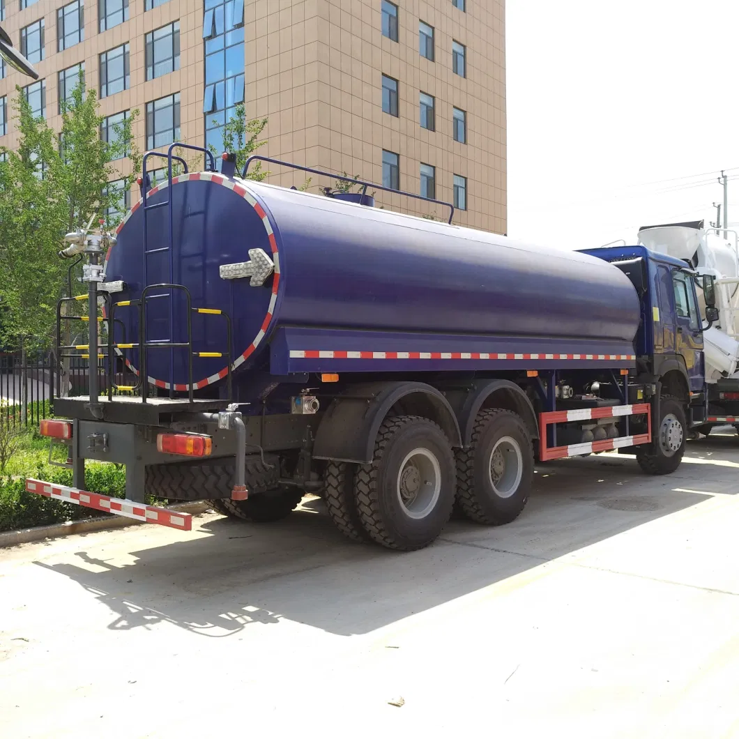 Sinotruck Shacman HOWO 5000 Liters 8000/10000/12000/15000/18000/20000/22000 Liters Used Water Tank Tanker Truck New Sprinkle Water Bowser Truck