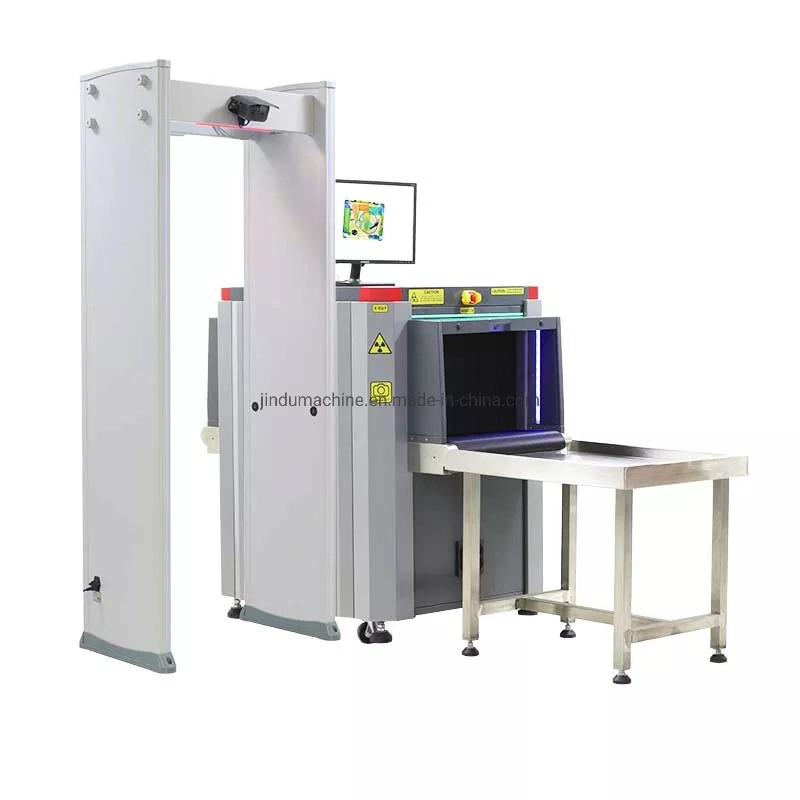 Jindu Airport Subway Hotel Mailroom Lobby Auto Scanner X Ray Baggage Scanner