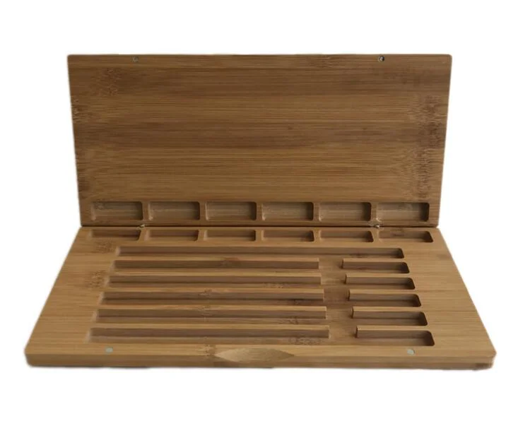 Eco-Friendly Bamboo Instrument Packaging Boxes with EVA Insert