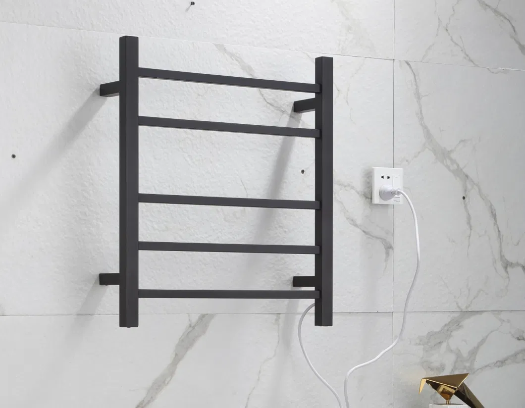 Popular Product Wall Mounted Flat Ladder Bathroom Radiators Low Carbon Steel Heated Towel Rail Rack