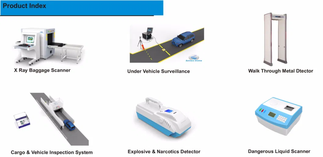 High Penetration Portable X Ray System At2300 for Small Package Inspection Equipment Portable X-ray Baggage Scanner