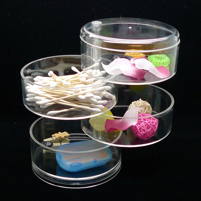 Transparent Acrylic Cosmetic Storage Box Household Display Case