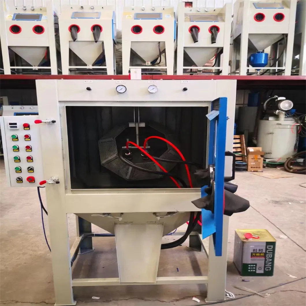 Sandblasting Cabinet with Spray Gun for Liquid Sand /Shot Blasting Processing