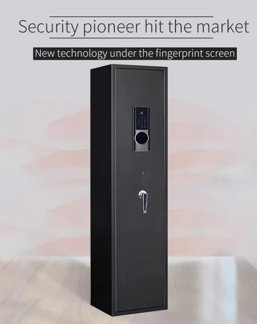 Electronic Password Unlock 5 Guns High Security Metal Gun Cabinet for Home Safe