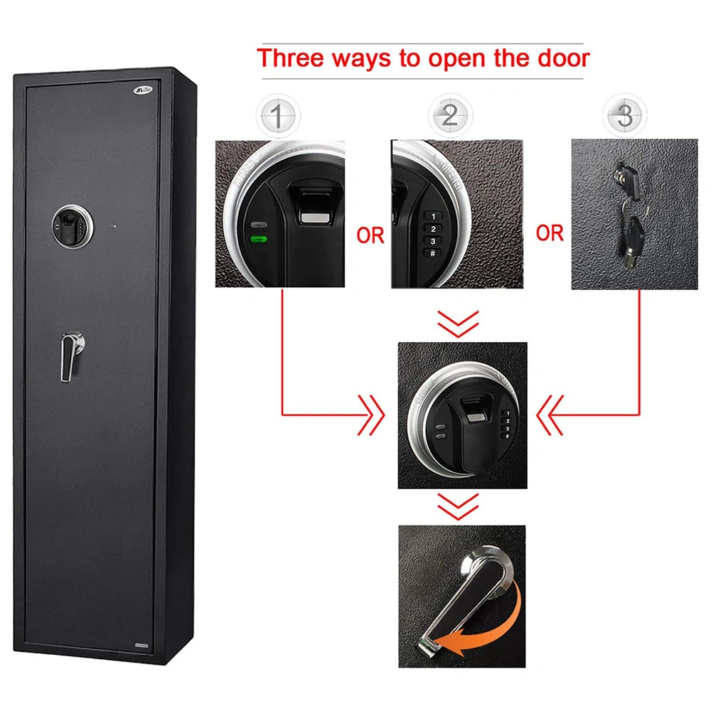 New Design Biometric Fingerprint Gun Safe Box with Digital Lock