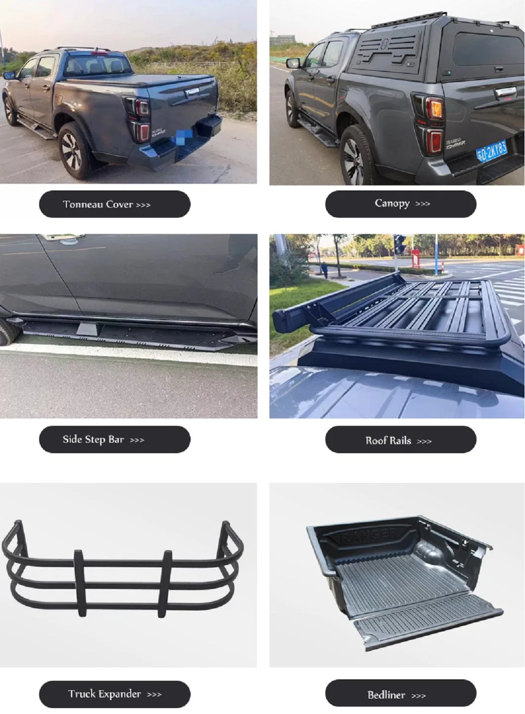 Industrial Hot Sellling 4X4 Truck Carport for Great Wall Gun Captain Box E