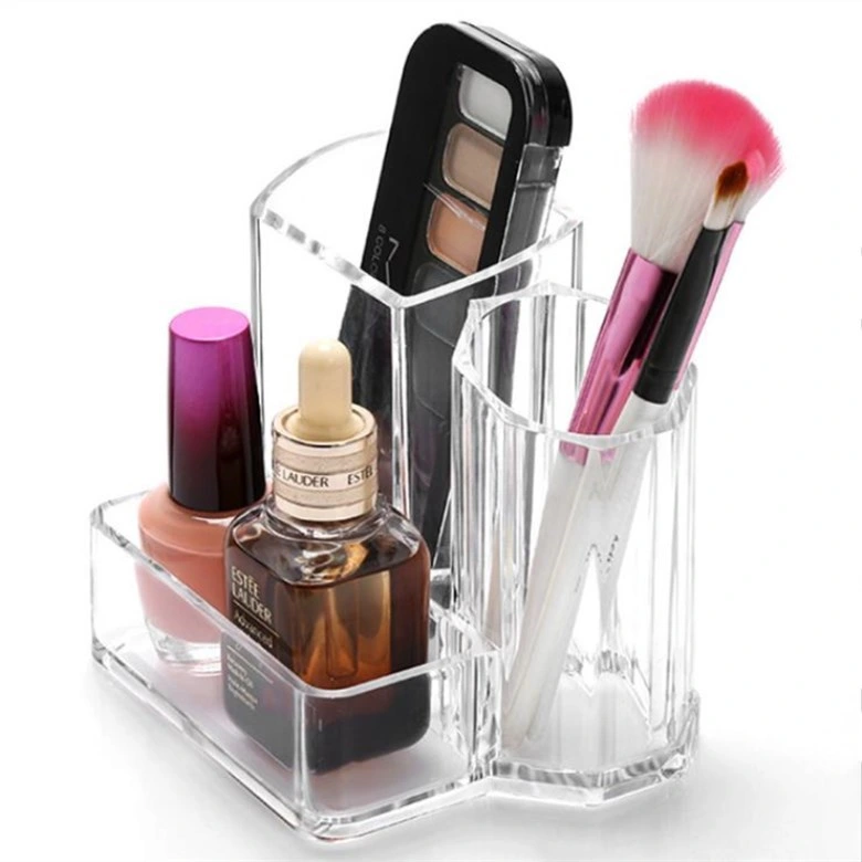 Transparent Acrylic Cosmetic Storage Box Cabinet Household Display Case with Drawer