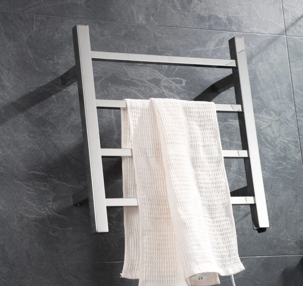 Popular Product Wall Mounted Flat Ladder Bathroom Radiators Low Carbon Steel Heated Towel Rail Rack