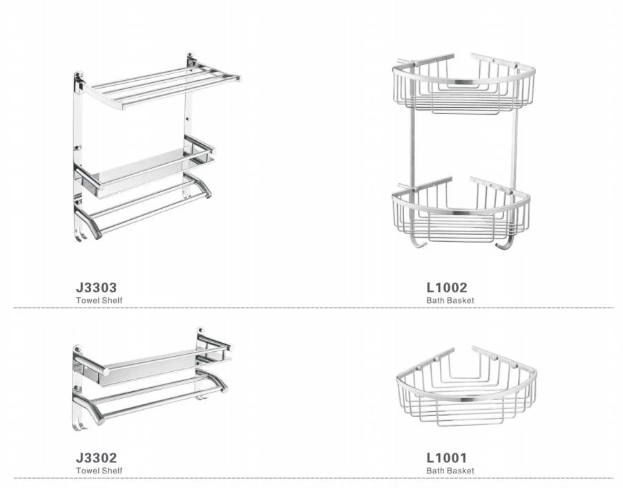 Stainless Steel Bathroom Hardware Accessories Sets From Chinese OEM Manufacturer