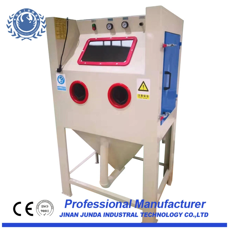 Automatic Conveyor Belt Sandblasting Machine Cabinet with Guns