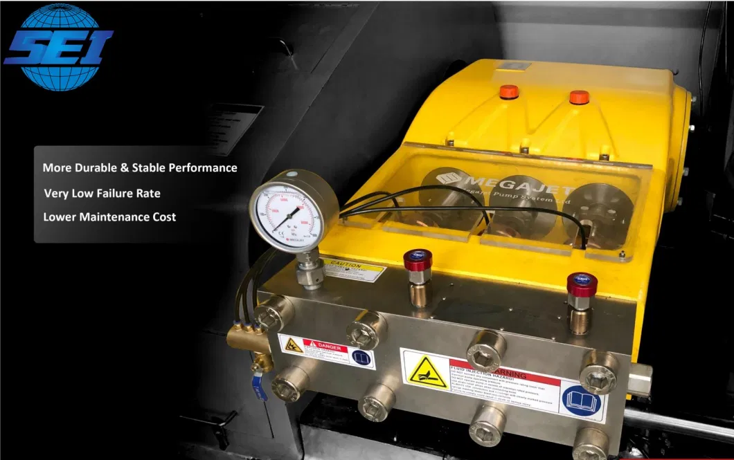 Skid Mounting 600bar 30L/Min High Pressure Water Jet Cleaner