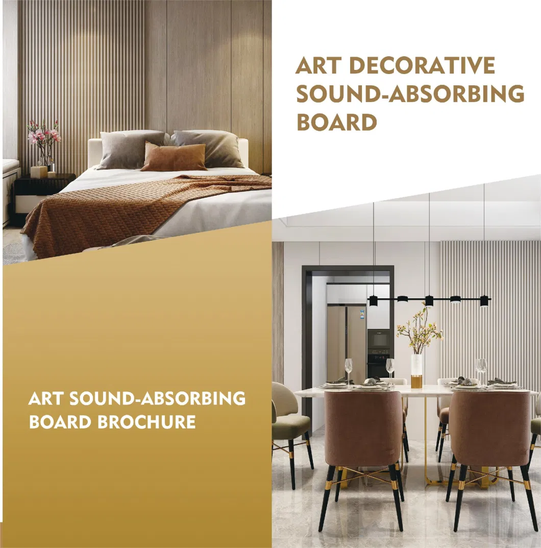 Polyester Fiber Sound-Absorbing Panel for Wall Decoration and Soundproofing