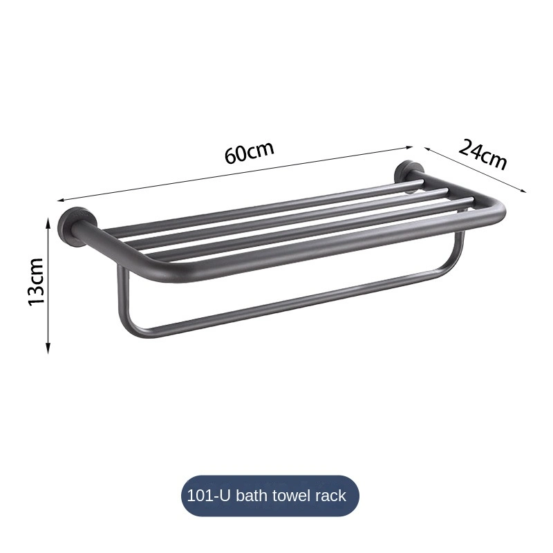 304 Stainless Steel Hotel Bathroom Towel Rack Storage Rack (101 large U)