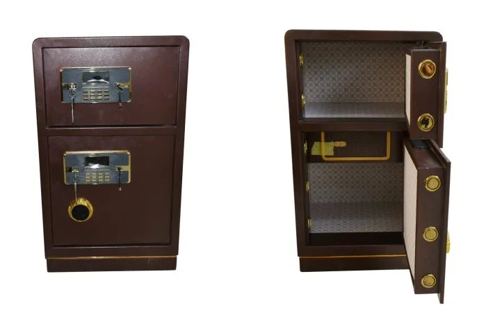 Customized Office Bank Cash Money Storage Metal Double Door Electronic Home Safe