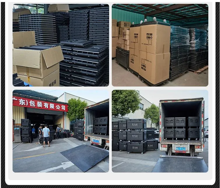 PE Plastic Road Case 1000*500 LED Shipping Case Rental Equipment for Events