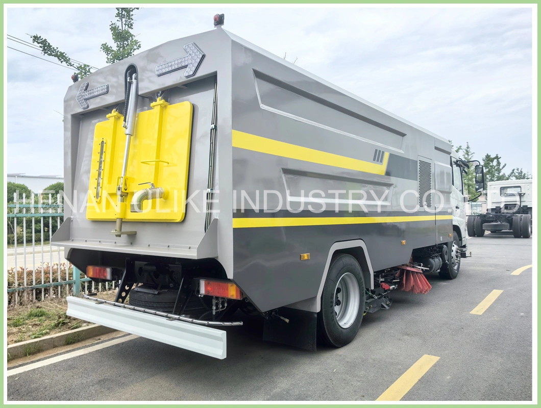 Dongfeng HOWO JAC Sweeper-Washer Truck Good Quality LHD/Rhd 5m3 9m3 15m3 Road Street Outdoor Sweeper-Washer Truck