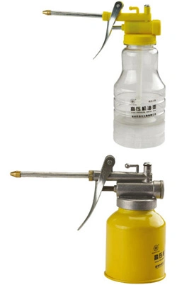 High Pressure Pump Oiler 300cc Oilcan Lubrication Oil Feed Can Steel Spray Gun - Auto Car Truck Vehicle Repair Maintenance Workshop Garage Tools