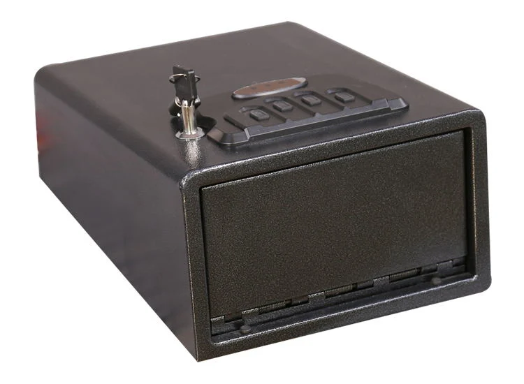 Heavy Steel Construction Portable Small Metal Quick Access Portable Gun Safe Box Pistol Safe/