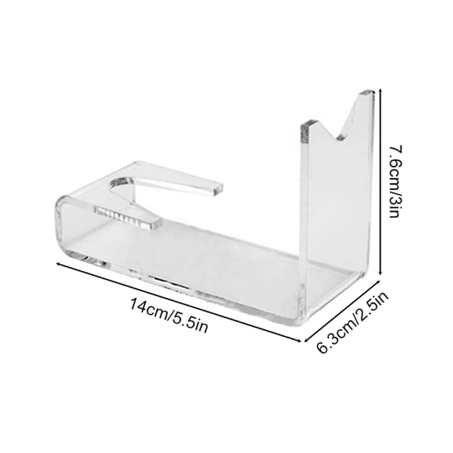 Factory Custom Made Plastic Pistol Display Stand Acrylic Revolver Holder Rack