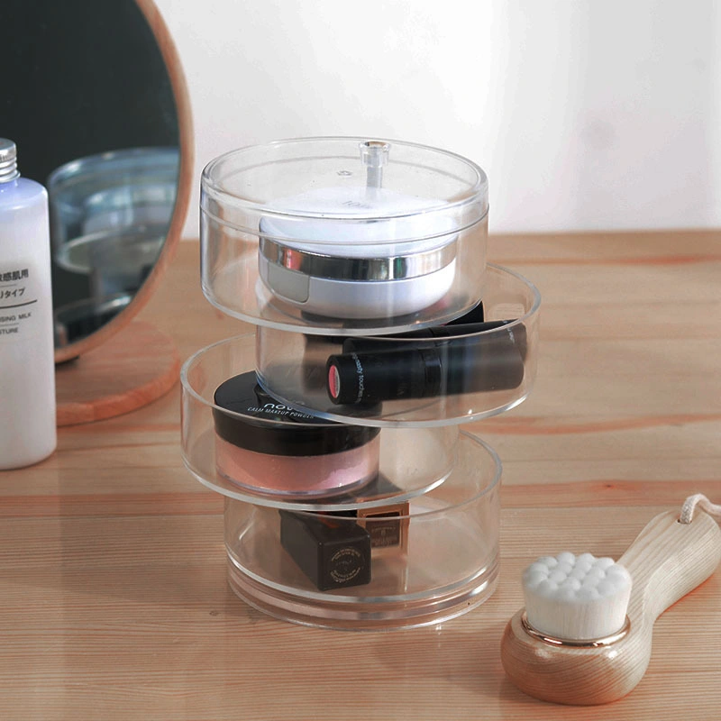 Transparent Acrylic Cosmetic Storage Box Household Display Case