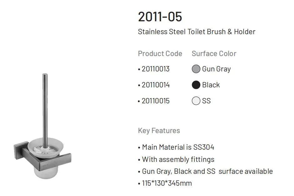 OEM Factory Customize Bathroom Accessories Wall Mounted Gun Grey 304 Stainless Steel Towel Rack, Znic Alloy Base