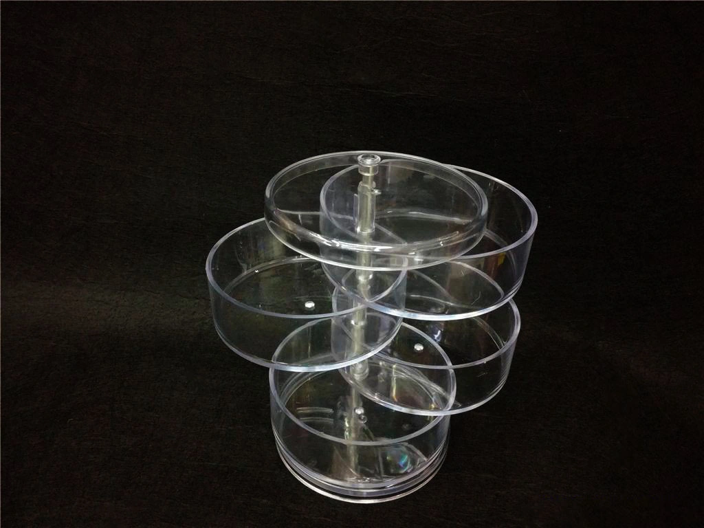 Transparent Acrylic Cosmetic Storage Box Household Display Case