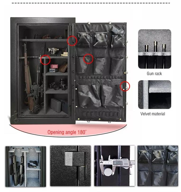 Fireproof Weapon Storage Gun Safe Metal Cabinet