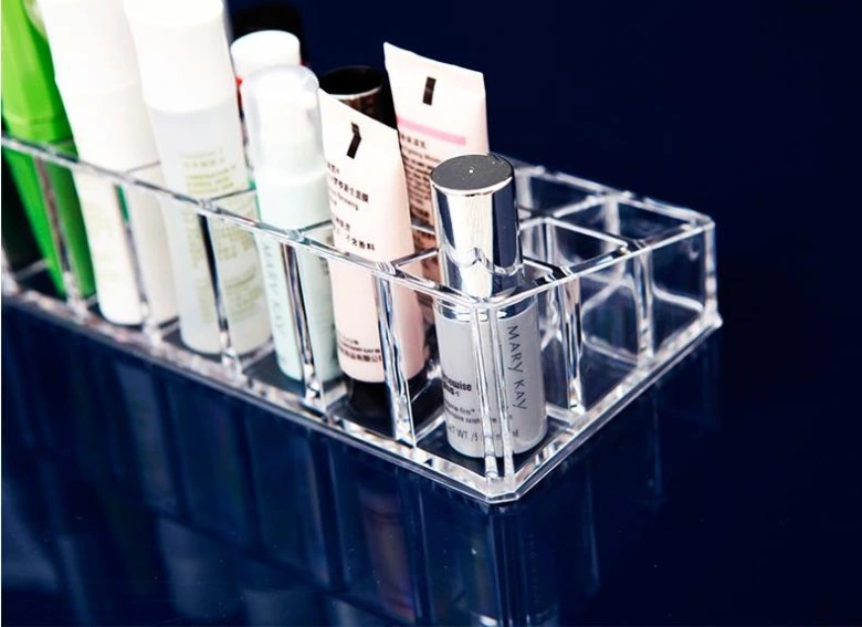 Transparent Acrylic Cosmetics Storage Box Makeup Display Case