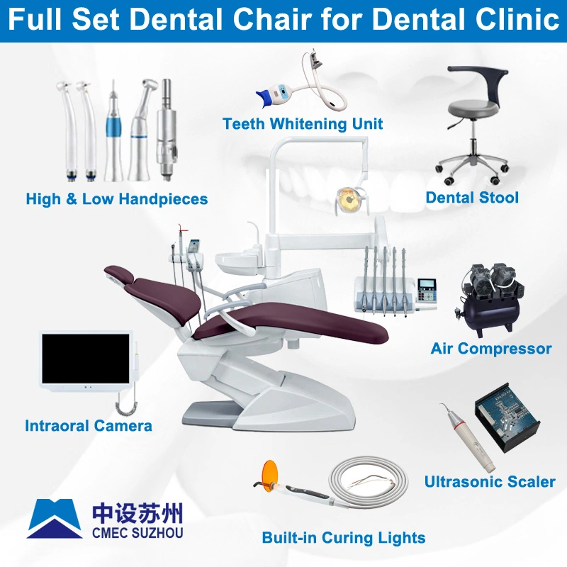 Professional Portable Dental Chair Full Set Dentistry Unit with Clinic Equipment