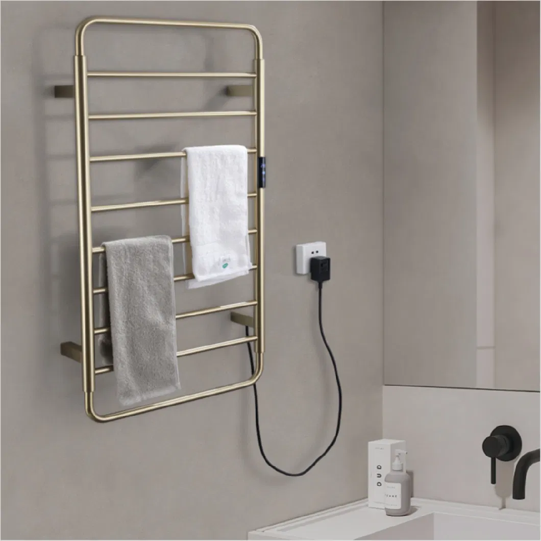 Popular Product Wall Mounted Flat Ladder SS304 Heated Towel Rail Rack