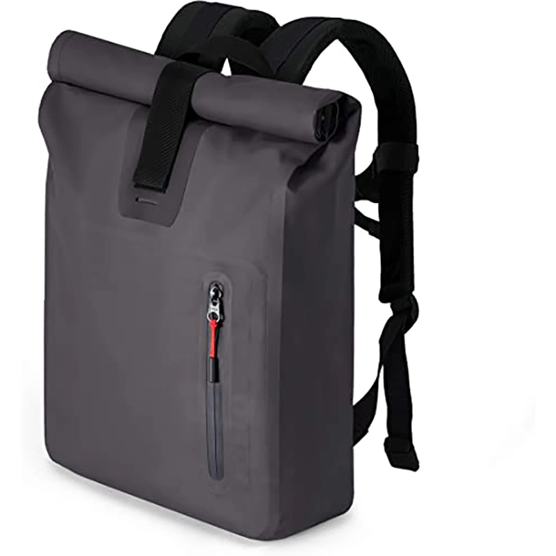 High-Quality Causal Waterproof Business Waterproof Rolltop Backpack for Men Women Adults Teens