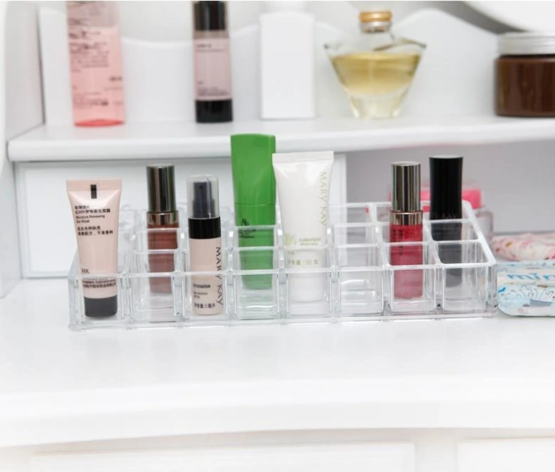 Transparent Acrylic Cosmetics Storage Box Makeup Display Case